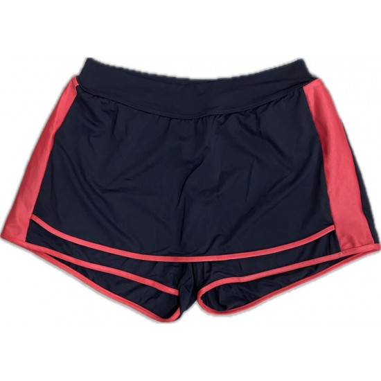 SAIA SHORTS TRINYS - PRETO /VERMELHO 